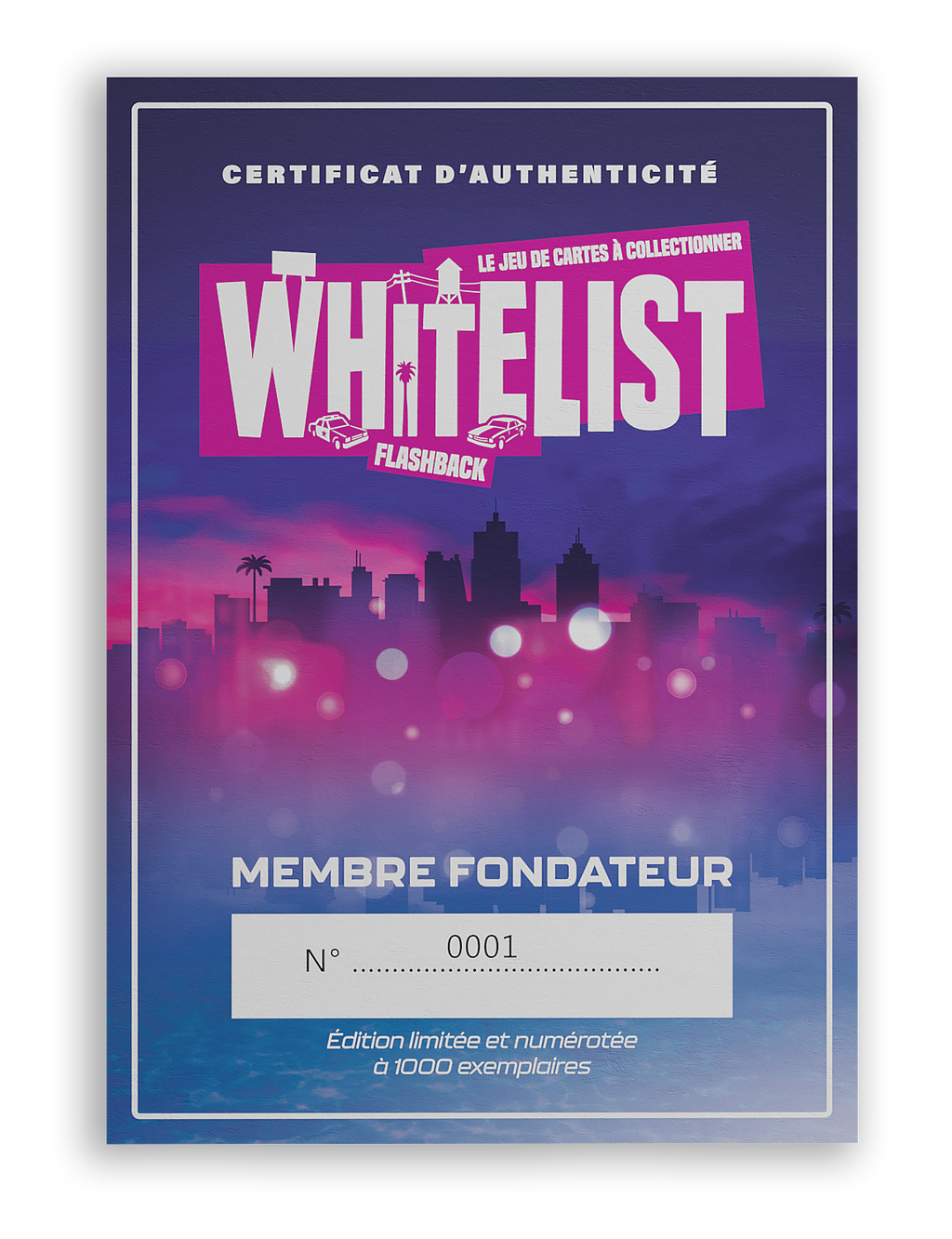 Le certificat membre fondateur