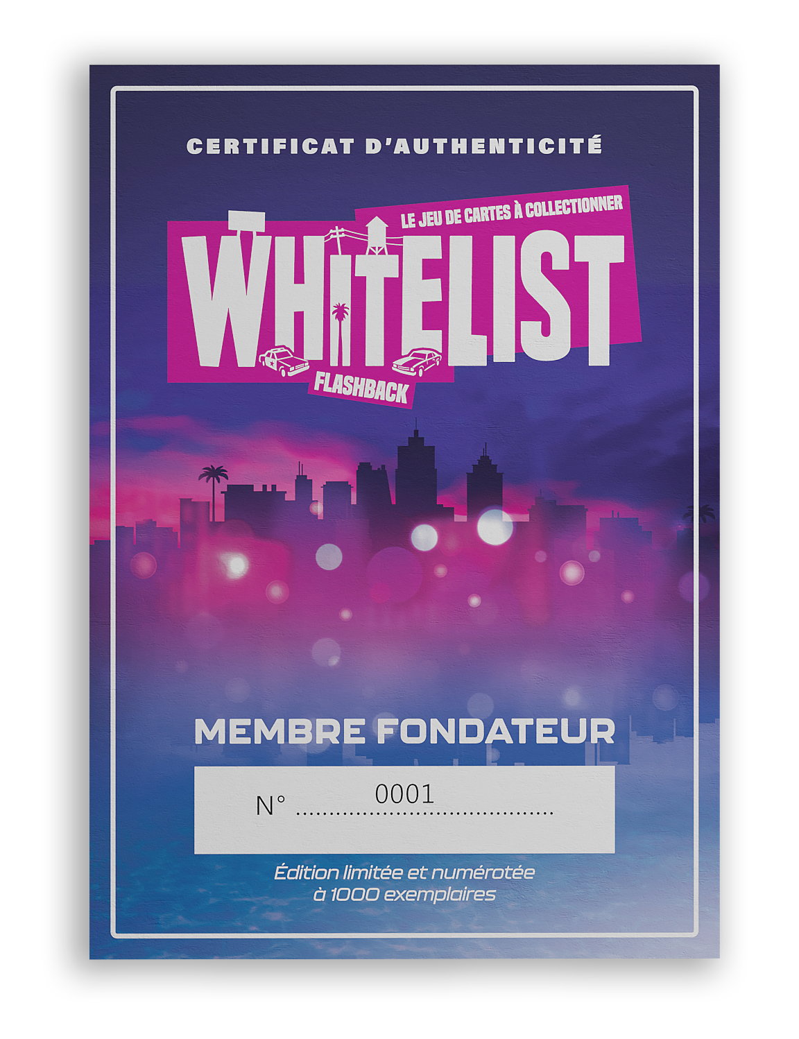 Le certificat membre fondateur