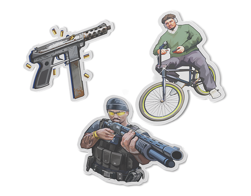 Les stickers Whitelist