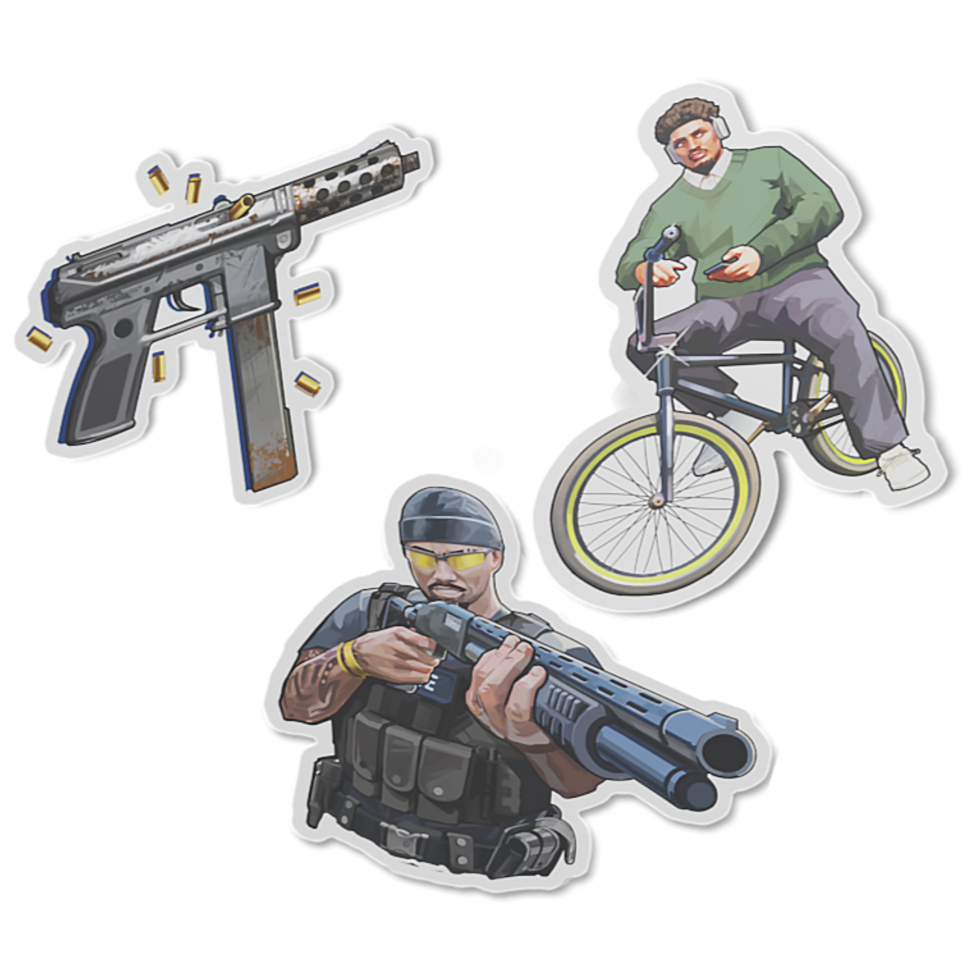 Stickers aléatoires Whitelist – Flashback